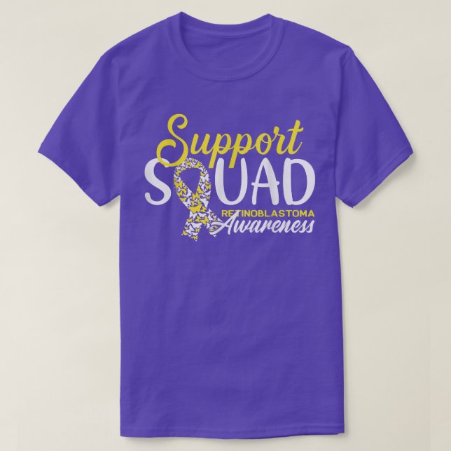 Camiseta Apoyo Cáncer de Retina Infantil Squad I Retinobl (Diseño del anverso)