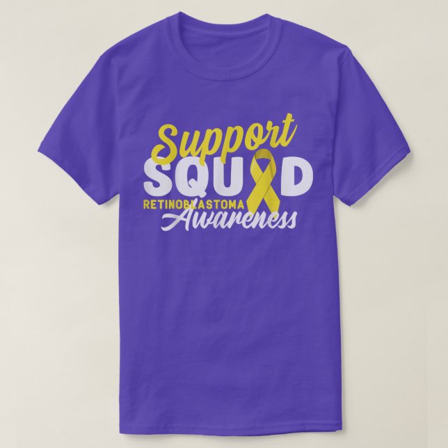 Camiseta Apoyo Cáncer de Retina Infantil Squad I Retinobl (Diseño del anverso)