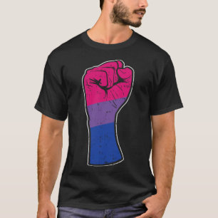 Camiseta Apoyo de bandera del orgullo bisexual Bi Pride Res