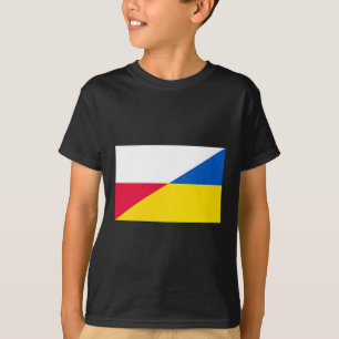 Camiseta Apoyo de la bandera de Polonia Ucrania Amistad Vec