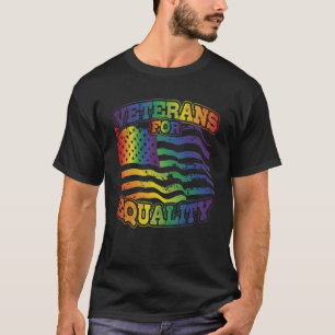 Camiseta Apoyo De Veteranos Para La Igualdad De Los Veteran