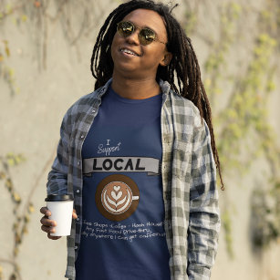 Camiseta Apoyo el café local