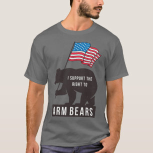 Camiseta Apoyo el derecho a los osos armados