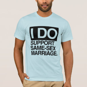 CAMISETA APOYO EL MATRIMONIO ENTRE PERSONAS DEL MISMO SEXO