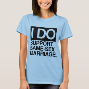 CAMISETA APOYO EL MATRIMONIO ENTRE PERSONAS DEL MISMO SEXO