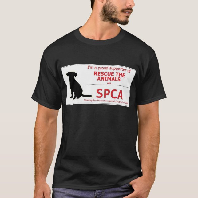 Camiseta "Apoyo el SPCA… " (Anverso)