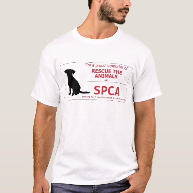 Camiseta "Apoyo el SPCA… " (Anverso)