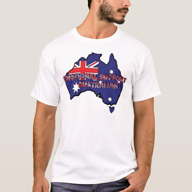 Camiseta Apoyo emocional australiano (Anverso)