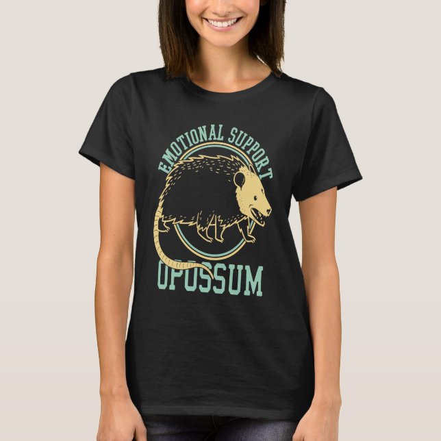 Camiseta Apoyo emocional Hombres Opossum Mujeres (Anverso)