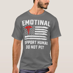 Camiseta Apoyo emocional Humain No Mascota la floración nor