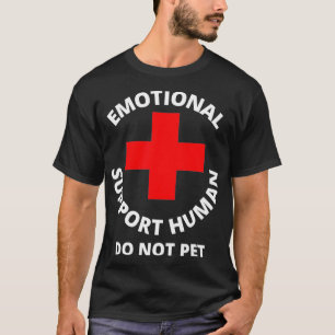 Camiseta Apoyo emocional Human Do Not Mascota Service Dog L