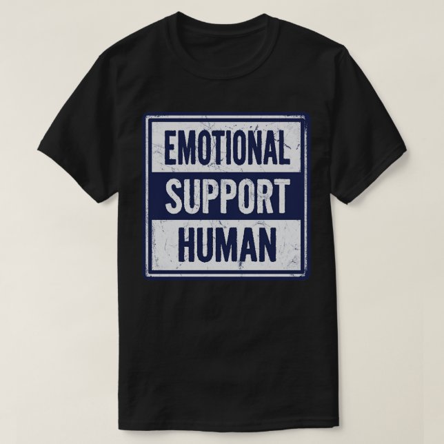 Camiseta Apoyo emocional humano (Diseño del anverso)
