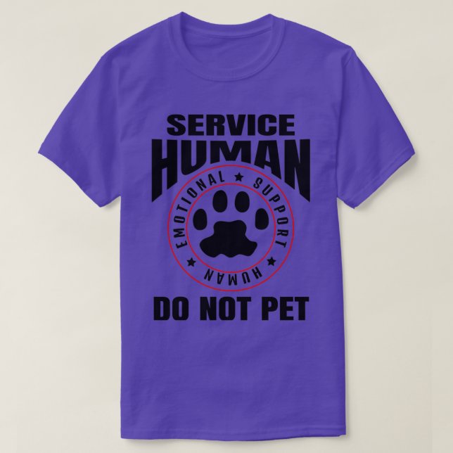 Camiseta Apoyo emocional humano (Diseño del anverso)