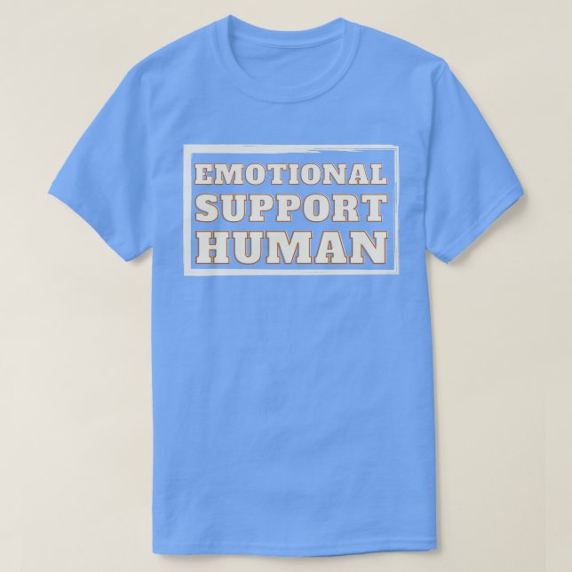 Camiseta Apoyo emocional humano 1 (Diseño del anverso)