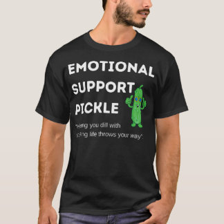 Camiseta Apoyo Emocional Pepino Amabilidad Solidario