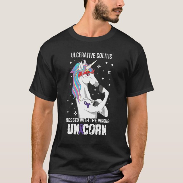 Camiseta Apoyo erróneo a la sensibilización sobre la coliti (Anverso)