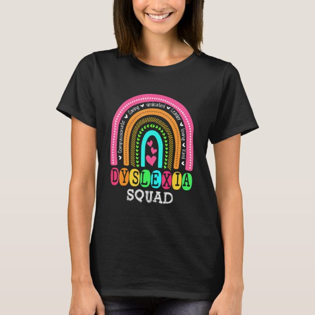 Camiseta Apoyo escolar de profesores leyendo Escuadrón de d (Anverso)
