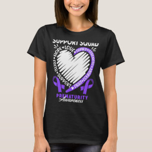 Camiseta Apoyo Escuadrón I Nacimiento Prematuro del Bebé y 