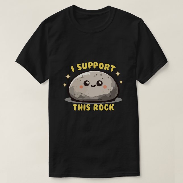Camiseta Apoyo esta roca (Diseño del anverso)