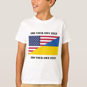 Camiseta Apoyo estadounidense al Cojín decorativo con Ucran
