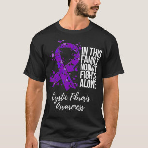 Camiseta Apoyo familiar Concienciación sobre la fibrosis qu