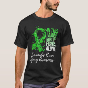 Camiseta Apoyo familiar Concienciación sobre lesiones cereb