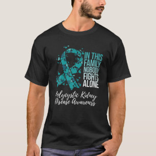 Camiseta Apoyo familiar Enfermedad renal poliquística PKD 