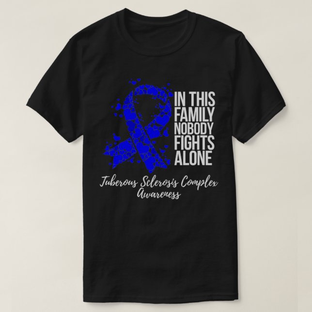 Camiseta Apoyo familiar Esclerosis tubérica Comple TSC Awar (Diseño del anverso)