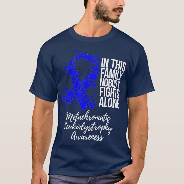 Camiseta Apoyo familiar Leucodistrofia metacromática (Anverso)