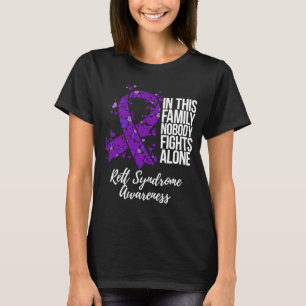 Camiseta Apoyo Familiar Listón Morado Conciencia del Síndro
