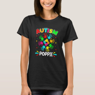 Camiseta Apoyo familiar rompecabezas Poppie autista Concien