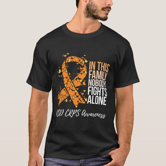 Camiseta Apoyo Familiar Tee Rsd Crps Conciencia (Anverso)