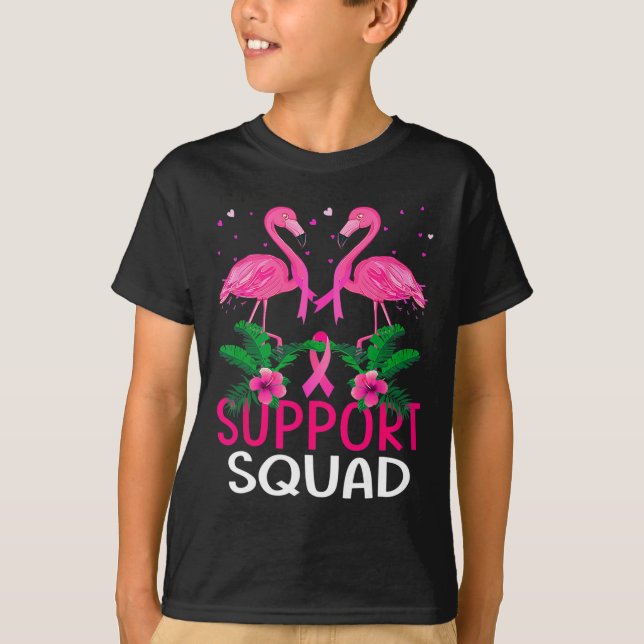 Camiseta Apoyo guerrero Escuadrón Flamingo Consciente del C (Anverso)