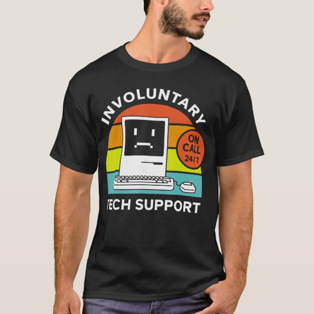 Camiseta Apoyo Involuntarioech Divertido (Anverso)