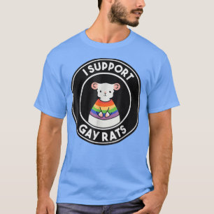 Camiseta Apoyo la celebración del Orgullo Boda de Ratas Gay