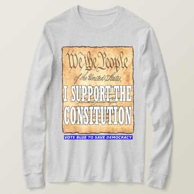 Camiseta Apoyo La Constitución (Anverso del diseño)