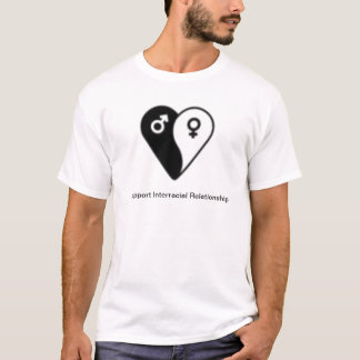 Camiseta Apoyo la datación interracial