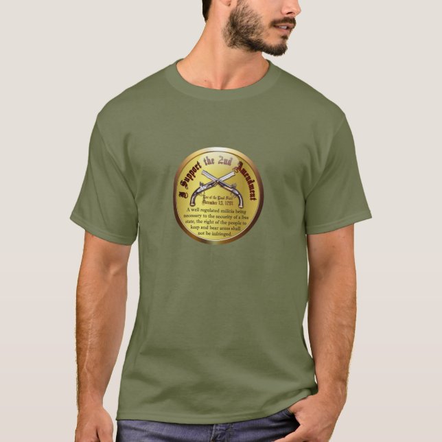 Camiseta Apoyo la segunda enmienda (Anverso)