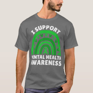 Camiseta Apoyo la toma de conciencia sobre la salud mental 