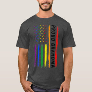 Camiseta Apoyo LGBT Abuela Orgullosa Bandera LGBT Abuela LG
