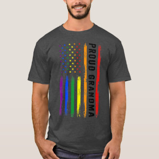 Camiseta Apoyo LGBT Abuela Orgullosa Bandera LGBT Abuela LG