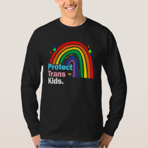 Camiseta Apoyo Lgbt Proteger El Orgullo Trans Lgbt Arcoiris