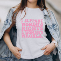 Apoyo los derechos de las mujeres y Wrongs Groovy