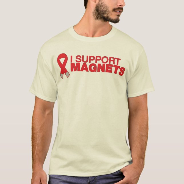 Camiseta Apoyo los imanes (Anverso)