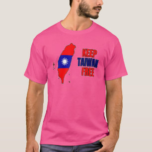 Camiseta Apoyo Mantengan a Taiwán Libre Para Hombres Y Muje