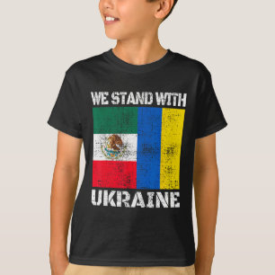 Camiseta Apoyo Mexicano a Ucraniano Nosotros Apoyamos a Ucr