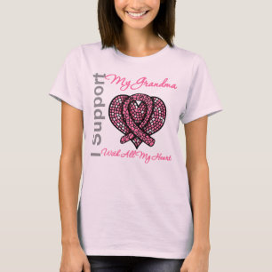 Camiseta Apoyo mi conciencia del cáncer de pecho de la