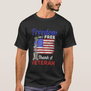 Camiseta Apoyo militar La libertad no es libre gracias a Ve