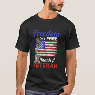Camiseta Apoyo militar La libertad no es libre gracias a Ve