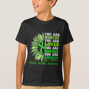 Camiseta Apoyo Motivacional Conciencia sobre tu Salud Menta